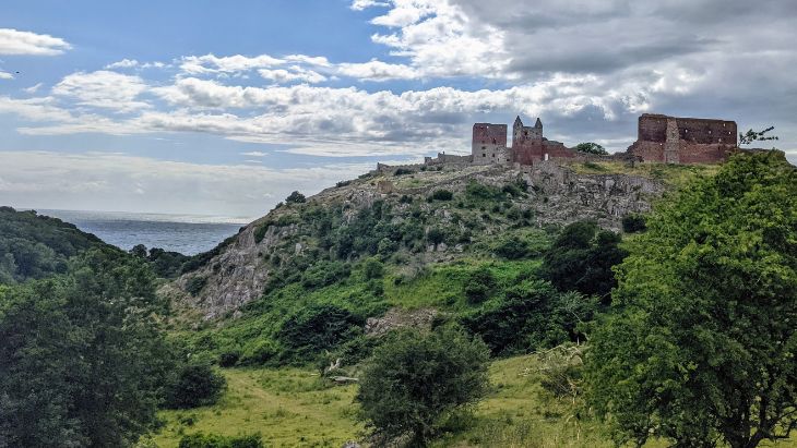 Majestátní zřícenina hradu Hammershus