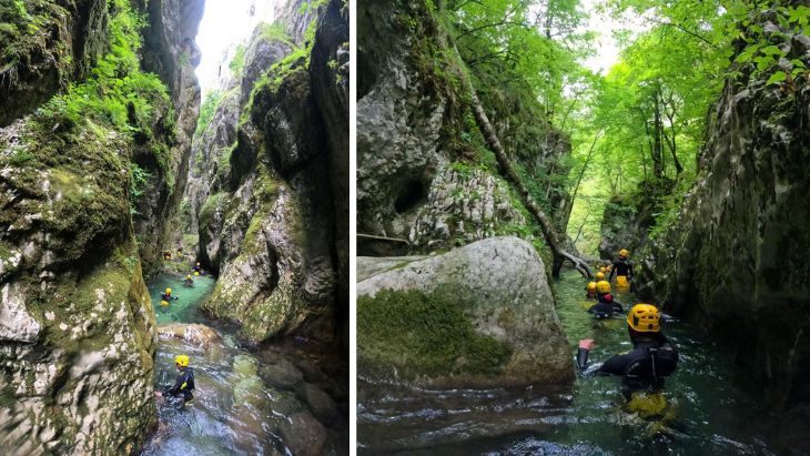 Canyoning v Černé Hoře