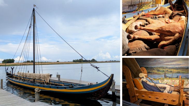 Muzeum Vikingů Ladby - replika lodě