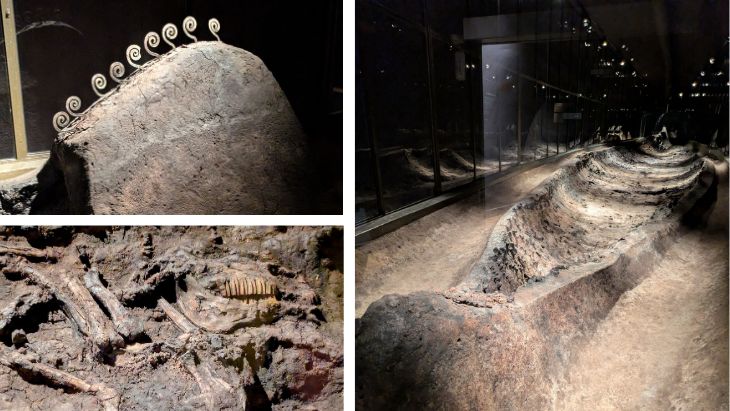 Muzeum Vikingů Ladby - otisk lodě